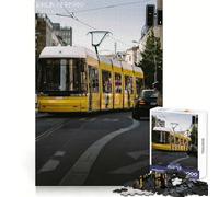 Rompecabezas del tranvía de Berlín, 1000 Piezas para Adultos Agudeza Mental Un pasatiempo Relajante Ajuste preciso Un Regalo Ideal para Las Fiestas (50x75cm)