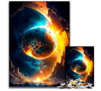 Rompecabezas del Universo de 1000 Piezas para Adultos. Rompecabezas imposibles para Adultos. Decoración del hogar, Entrenamiento Mental y Regalos navideños. 26x38cm/10,23x14,96 Pulgadas.