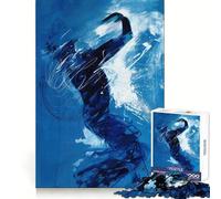 Rompecabezas del zodíaco Acuario para Adultos, 1000 Piezas, Poder Mental, Escape Relajante, Bordes Uniformes, (38x26cm)