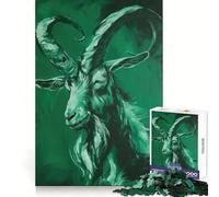 Rompecabezas del zodíaco Capricornio de 1000 Piezas para Adolescentes Estimulación cognitiva Tiempo Libre Cierre Seguro Regalo Ideal para Navidad (38x26cm)