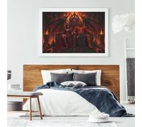 Rompecabezas Demonio Satán del Infierno 1000 Piezas, Regalo Dark Art