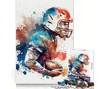 Rompecabezas Deportivos y de Arte Americano de 1000 Piezas para Adolescentes, para desarrollar la Memoria, para Jugar en Interiores, con Corte Fino, Ideal para Elegir el Deseo de Papá Noel 38x26cm