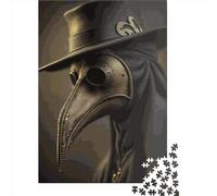 Rompecabezas detallados de 500 Piezas sobre el Doctor de la Peste para Adultos. Rompecabezas de Madera. Juego Educativo para niños 500 Piezas (52 x 38 cm).