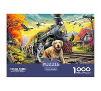 Rompecabezas Didáctico De 1000 Piezas para Toda La Familia - Cuento de Hadas Estilo De Cartón Reciclado, Un Juego De Aprendizaje Entretenido 70x50cm/1000pcs