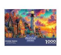 Rompecabezas Didáctico De 1000 Piezas para Toda La Familia - Isla del Príncipe Eduardo De Cartón Reciclado, Un Juego De Aprendizaje Entretenido 38x26cm/1000pcs