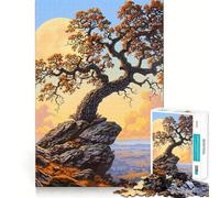 Rompecabezas difícil Bosque Espacial para Adultos, 1000 Piezas, Mejora la Memoria, relaja la Mente, Bordes Afilados, Regalo Elegante (38x26cm)