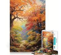 Rompecabezas difícil Bosque Místico Encantado para Adultos, 1000 Piezas, Juguete de lógica Resistente, Tiempo en Familia, Bordes Transparentes, Regalo Ideal (50x75cm)