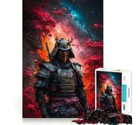 Rompecabezas difícil Bosque Místico Samurai para Adultos 1000 Piezas Mejora la Memoria Calma Tranquilidad Corte Suave Regalo clásico (38x52cm)