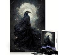 Rompecabezas difícil Cuervo Espíritu Celestial para Adultos, 1000 Piezas, Rompecabezas Mental, Arte Relajante, (50x75cm)