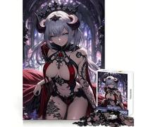 Rompecabezas difícil de Anime Demon Queen para Adultos, 1000 Piezas, para Mejorar la Memoria, Tiempo Bien invertido, Bordes limpios, (38x52cm)