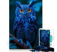 Rompecabezas difícil de búho Boreal para Adultos, 1000 Piezas, Juego Inteligente para el hogar, Disfruta del Montaje de la Imagen, Regalo Festivo (38x52cm)
