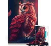 Rompecabezas difícil de búho para Adultos, 1000 Piezas, Juego Inteligente para el hogar, Disfruta del Montaje de la Imagen, Regalo Festivo (38x52cm)