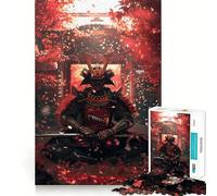 Rompecabezas difícil de geishas Ninja samurái de Japón para Adultos, 1000 Piezas, para Recordar, estimular, calmar, suavidad, Corte, clásico, Regalo (38x26cm)