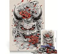 Rompecabezas difícil de máscara Oni para Adultos, 1000 Piezas, Juego Inteligente para el hogar, Disfruta del Montaje de la Imagen, Regalo Festivo (50x75cm)