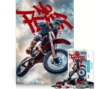 Rompecabezas difícil de Motocross Sin Miedo para Adultos, 1000 Piezas, Juguete de lógica sólida, diversión Sencilla, Corte de precisión, (38x26cm)