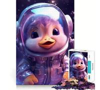 Rompecabezas difícil de Patito Espacial para Adultos, 1000 Piezas, Juguete Que desafía la Mente, Entretenimiento Suave, Corte preciso, Regalo Memorable (50x75cm)