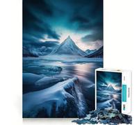 Rompecabezas difícil de Pico de montaña Nevada para Adultos, 1000 Piezas, Juguete Que desafía la Mente, Entretenimiento Suave, Corte preciso, Regalo Memorable (50x75cm)