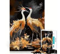 Rompecabezas difícil de Pintar Cigüeña para Adultos, 1000 Piezas, con Memoria, fácil de armar, Ideal para el Ocio Regalo artístico (50x75cm)