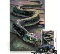 Rompecabezas difícil de Serpiente Vectorial para Adultos, 1000 Piezas, Mejora la Memoria, relaja la Mente, Bordes Afilados, Regalo Elegante (50x75cm)