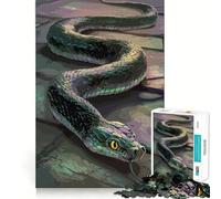 Rompecabezas difícil de Serpiente Vectorial para Adultos, 1000 Piezas, Mejora la Memoria, relaja la Mente, Bordes Afilados, Regalo Elegante (50x75cm)