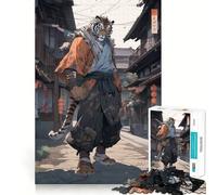 Rompecabezas difícil de Tiger Karate Fighter para Adultos, 1000 Piezas, Recall Upgrade Gentle Relax Clear Cut Unique Gift 50x75cm