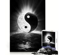 Rompecabezas difícil del Yin y el Yang Sagrado para Adultos, 1000 Piezas, Juego de Habilidad, Tiempo en Familia, Arte de Corte preciso, Coleccionable (50x75cm)