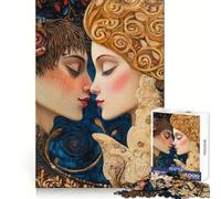 Rompecabezas difícil Dos Amantes, Amor Eterno para Adultos, 1000 Piezas, Desarrollo Cerebral, diversión Tranquila, fácil de armar, Regalo Ideal (38x52cm)