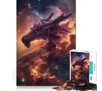Rompecabezas difícil Dragón Nebulosa para Adultos, 1000 Piezas, Juguete de lógica Resistente, Tiempo en Familia, Bordes definidos, Regalo Ideal (50x75cm)