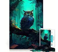 Rompecabezas difícil El Vigilante Nocturno para Adultos, 1000 Piezas, con Sistema de Memoria, fácil de armar, Ideal para el Ocio y como Regalo artístico (50x75cm)