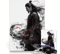 Rompecabezas difícil Espíritu Samurai para Adultos, 1000 Piezas, Juguete de lógica Fina, diversión Tranquila, Bordes limpios, Regalo considerado (38x52cm)