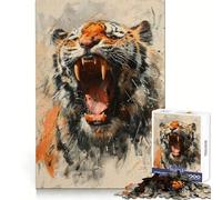 Rompecabezas difícil Furia Rugiente para Adultos, 1000 Piezas, desafío Mental, Juguete de Ocio Suave, Corte preciso, Regalo Memorable (38x52cm)