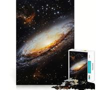 Rompecabezas difícil Galaxia Espiral en el Espacio para Adultos, 1000 Piezas, Potencia la Memoria, Calma, Escape, Borde Ajustado, 38x26cm