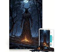 Rompecabezas difícil Guardián del Bosque Místico para Adultos, 1000 Piezas, Juguete de lógica Resistente, Tiempo de Calidad, Bordes definidos, Regalo Ideal (38x52cm)