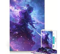 Rompecabezas difícil Guerrero Samurai Místico para Adultos, 1000 Piezas, Juguete de lógica Resistente, Tiempo en Familia, Bordes definidos, Regalo Ideal (38x26cm)