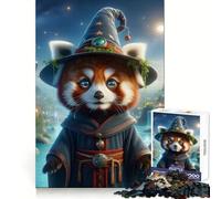 Rompecabezas difícil Hechicero Panda Rojo para Adultos, 1000 Piezas, Juguete de lógica Pura, Actividad para el hogar, Corte Limpio, Regalo Encantador (50x75cm)