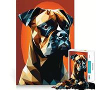 Rompecabezas difícil Mi Perro bóxer para Adultos, 1000 Piezas, Juguete de lógica Resistente, Tiempo de Calidad, Bordes definidos, Regalo Ideal (38x26cm)