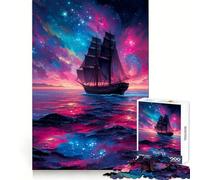Rompecabezas difícil Navegando por el Cosmos para Adultos, 1000 Piezas, Juguete de lógica Pura, Actividad para el hogar, diseño Limpio, Regalo Encantador (38x52cm)