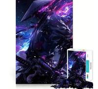 Rompecabezas difícil Ninja Samurai Galaxy para Adultos, 1000 Piezas, Memory Lift, fácil de armar, Ideal para el Ocio, Regalo artístico (38x52cm)