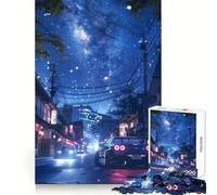 Rompecabezas difícil Nissan GTR R Galaxy Cars para Adultos, 1000 Piezas, Juego Inteligente para el hogar, Disfruta del Montaje de imágenes, Regalo Festivo (38x52cm)