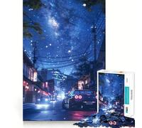 Rompecabezas difícil Nissan GTR R Galaxy Cars para Adultos, 1000 Piezas, Juego Inteligente para el hogar, Disfruta del Montaje de imágenes, Regalo Festivo (38x52cm)
