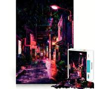 Rompecabezas difícil Noches lluviosas para Adultos, 1000 Piezas, Juguete de lógica Pura, Actividad para el hogar, Corte Limpio, Bonito Regalo (38x52cm)