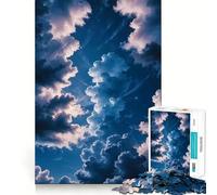 Rompecabezas difícil Nubes Nocturnas para Adultos, 1000 Piezas, ejercita la Mente, Divertido, con Bordes precisos, Regalo Creativo (50x75cm)