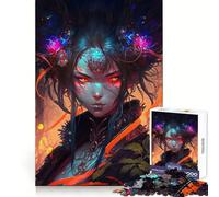 Rompecabezas difícil Oiran Manga Girl V para Adultos, 1000 Piezas, Juguete de lógica sólida, diversión Sencilla, Corte de precisión, (50x75cm)