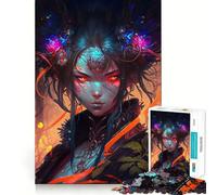Rompecabezas difícil Oiran Manga Girl V para Adultos, 1000 Piezas, Juguete de lógica sólida, diversión Sencilla, Corte de precisión, (50x75cm)