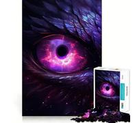 Rompecabezas difícil Ojo de Dragón Púrpura para Adultos, 1000 Piezas, Juego Inteligente para el hogar, Disfruta del Montaje de la Imagen, Regalo Festivo (50x75cm)