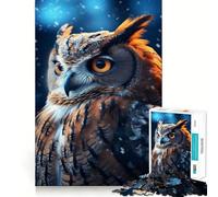 Rompecabezas difícil Owl Magic para Adultos, 1000 Piezas, estimula la Memoria, Juego Relajante, Corte Premium, (38x26cm)