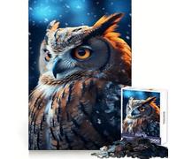 Rompecabezas difícil Owl Magic para Adultos, 1000 Piezas, Juego Inteligente para el hogar, Disfruta del Montaje de imágenes, Regalo Festivo (50x75cm)