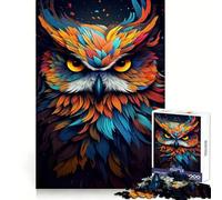 Rompecabezas difícil Owl Magic para Adultos, 1000 Piezas, Juego Inteligente para el hogar, Disfruta del Montaje de imágenes, Regalo Festivo (38x52cm)