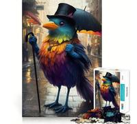 Rompecabezas difícil Pájaro Arcoíris para Adultos, 1000 Piezas, Juguete de lógica Pura, Actividad para el hogar, Corte Limpio, Bonito Regalo (50x75cm)