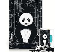 Rompecabezas difícil Panda Bamboo Forest para Adultos, 1000 Piezas, estimula la Memoria, Juego Relajante, Corte Premium, (50x75cm)